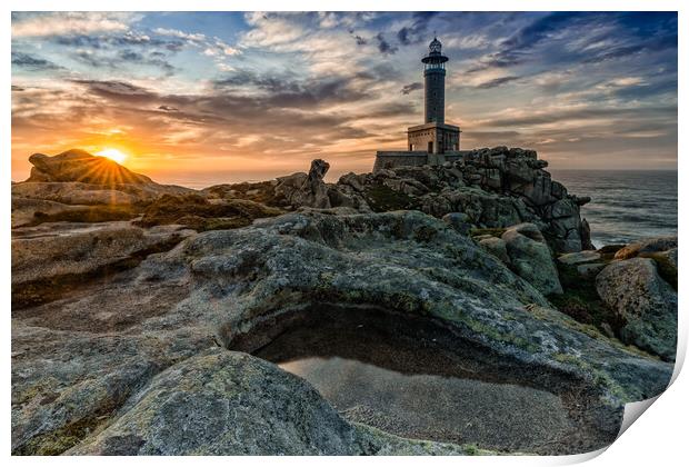 Punta Nariga Lighthouse Print by DiFigiano Photography