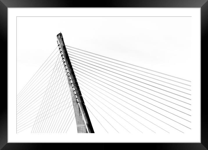 Ponte Dos Tirantes Framed Mounted Print by DiFigiano Photography