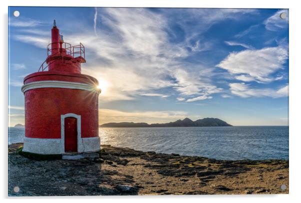 Punta Robaleira Lighthouse Acrylic by DiFigiano Photography