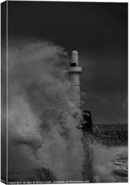 Stormy Weather Canvas Print by Ken le Grice
