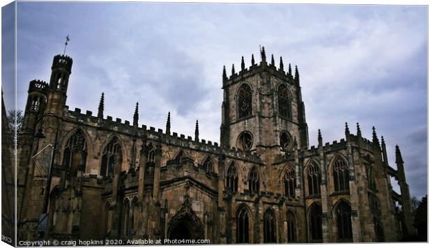 Beverley Cathedral Canvas Print by craig hopkins