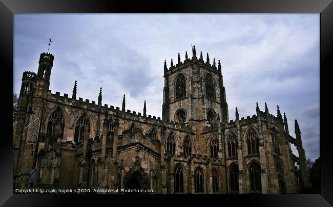 Beverley Cathedral Framed Print by craig hopkins