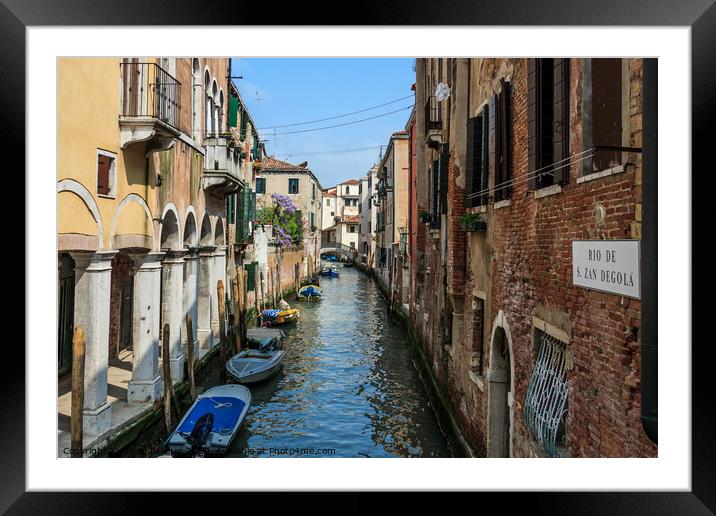 Venice  Framed Mounted Print by David Belcher