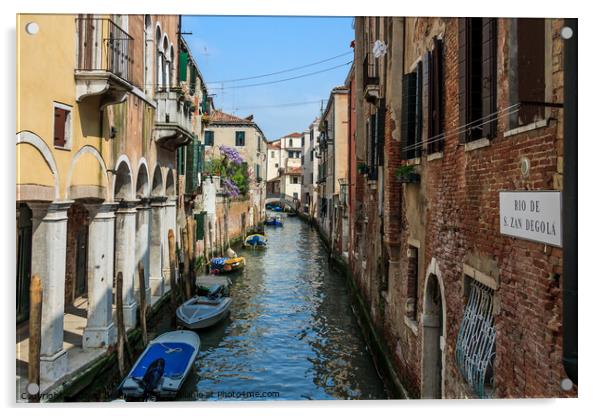 Venice  Acrylic by David Belcher