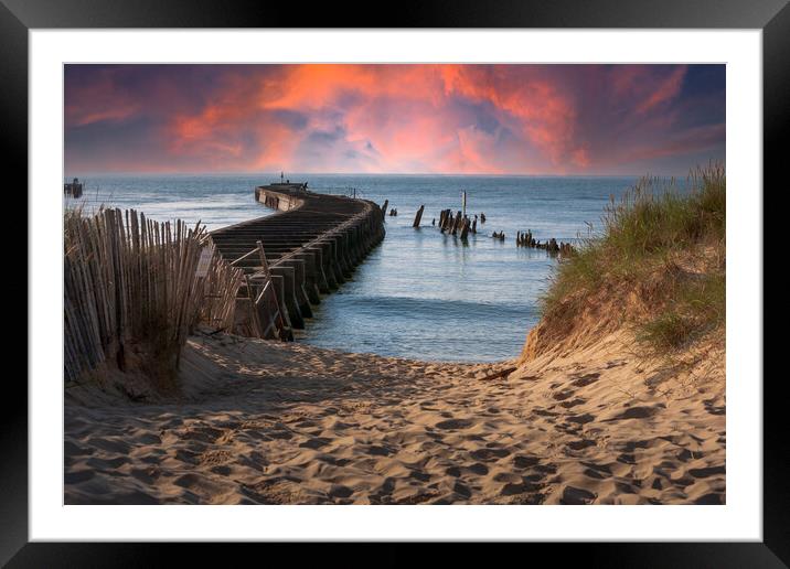 Walberswick Framed Mounted Print by Kevin Snelling