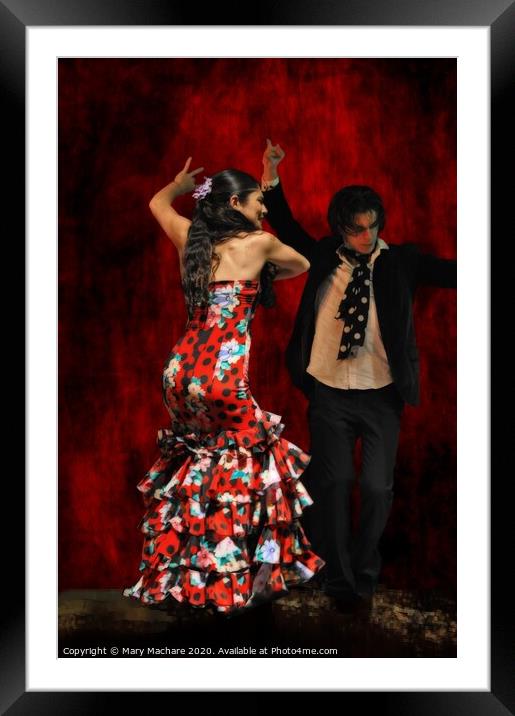 Flamenco #9 Framed Mounted Print by Mary Machare
