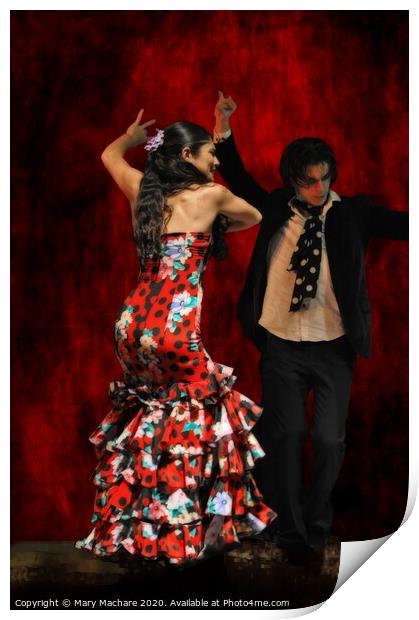 Flamenco #9 Print by Mary Machare