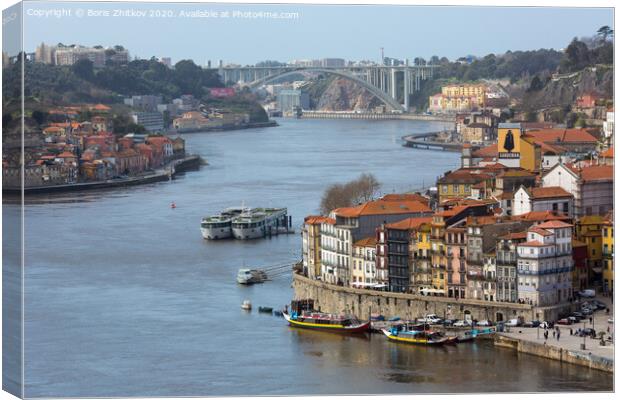 Douro river Canvas Print by Boris Zhitkov