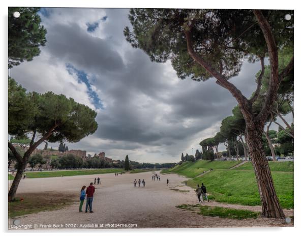 Circus Maximus in Rome, Italy Acrylic by Frank Bach