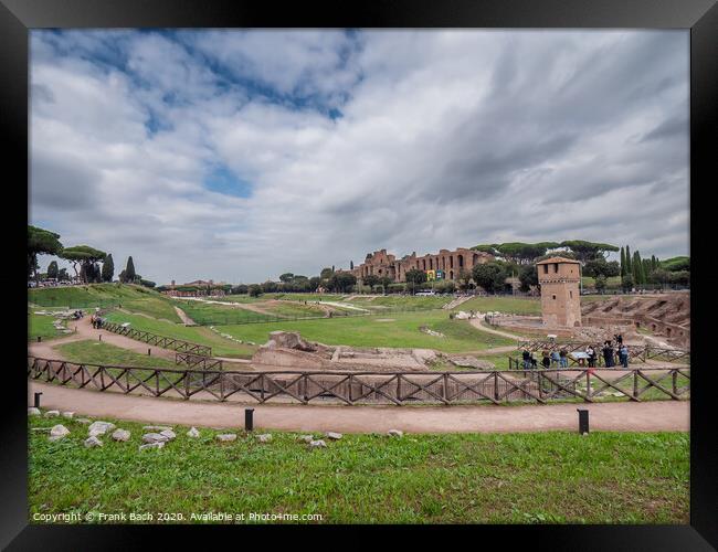 Circus Maximus in Rome, Italy Framed Print by Frank Bach