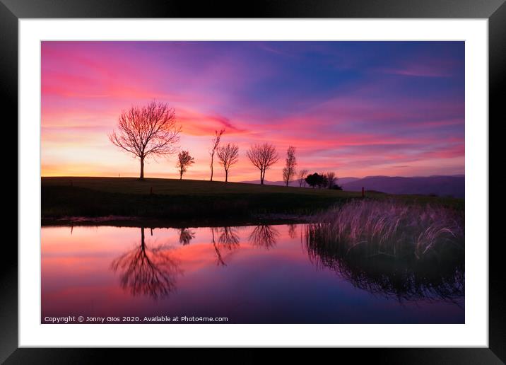 Kendal Sunset  Framed Mounted Print by Jonny Gios