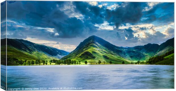 Buttermere with Fleetwith Pike  Canvas Print by Jonny Gios