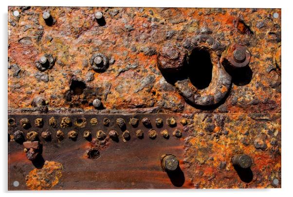 Ship wreck debris Acrylic by Pete Hemington