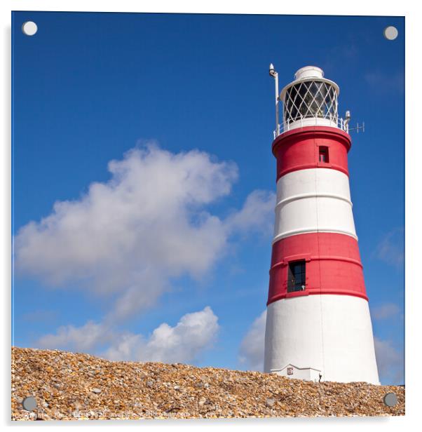 Orford Ness Lighthouse Acrylic by Bruce Little