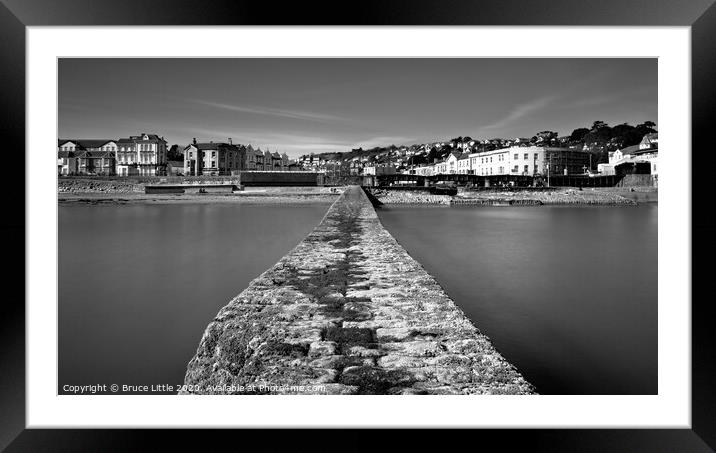 Dawlish from the pier Framed Mounted Print by Bruce Little