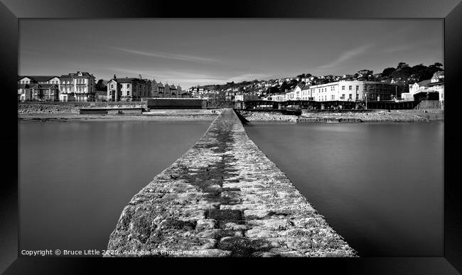Dawlish from the pier Framed Print by Bruce Little