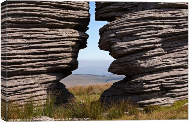 Watern Tor Thirlstone Canvas Print by Bruce Little