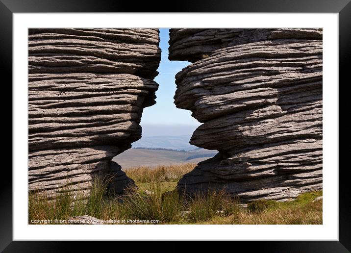 Watern Tor Thirlstone Framed Mounted Print by Bruce Little