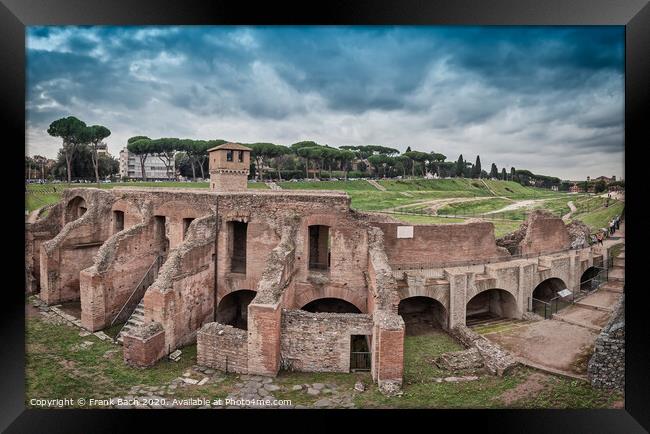 Circus Maximus in Rome, Italy Framed Print by Frank Bach