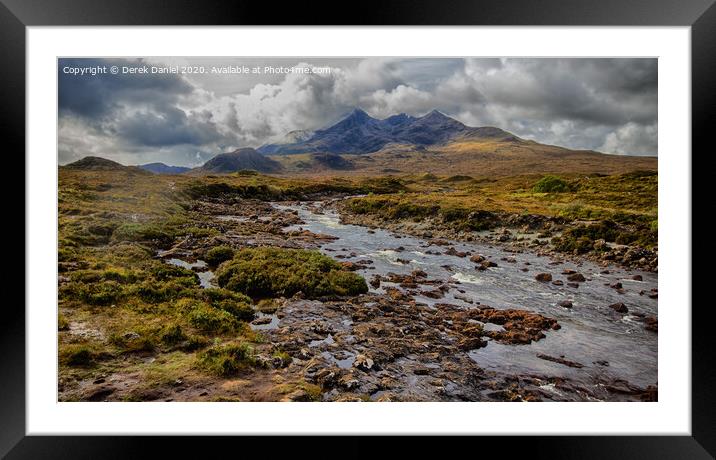 Sligachan, Skye, Scotland  Framed Mounted Print by Derek Daniel