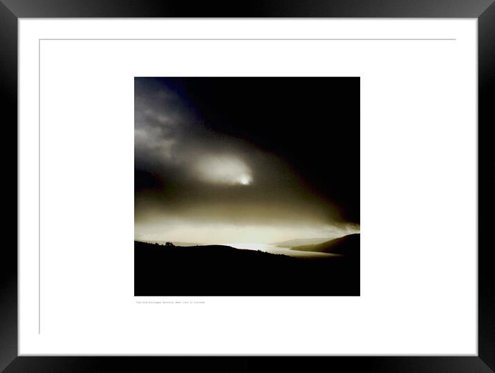 View South from Kilcreggan Peninsula  Framed Mounted Print by Michael Angus