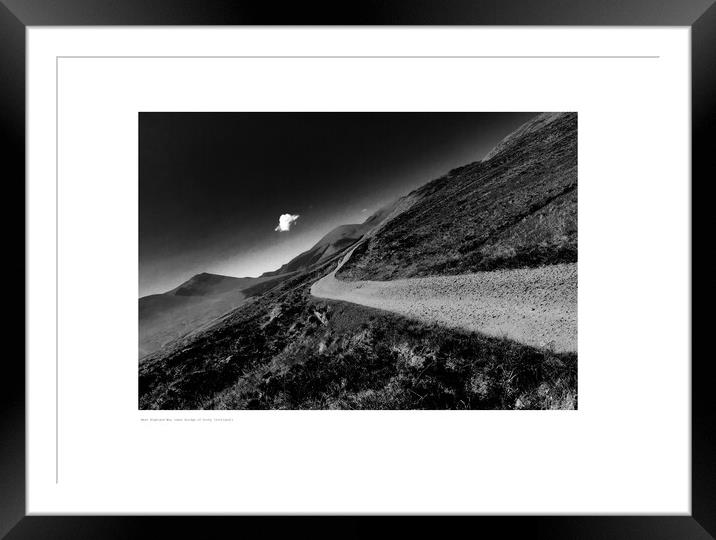 West Highland Way (Rannoch Moor [Scotland]) Framed Mounted Print by Michael Angus