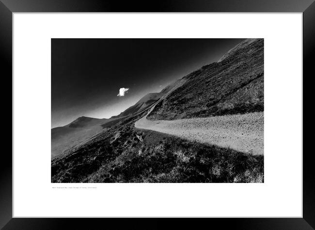 West Highland Way (Rannoch Moor [Scotland]) Framed Print by Michael Angus