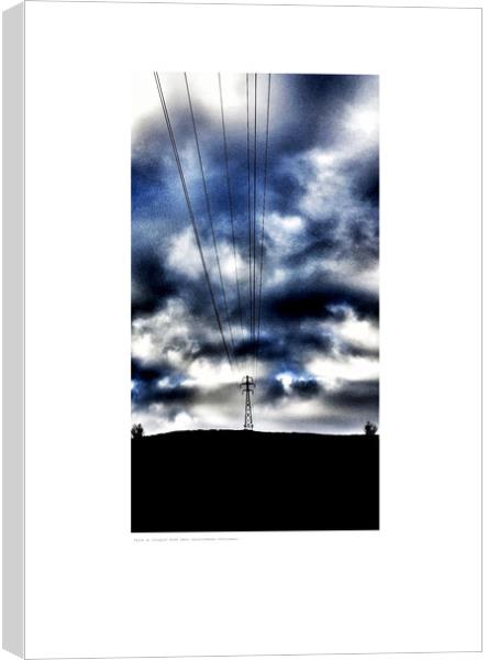 Electric skies (Garelochhead [Scotland]) Canvas Print by Michael Angus