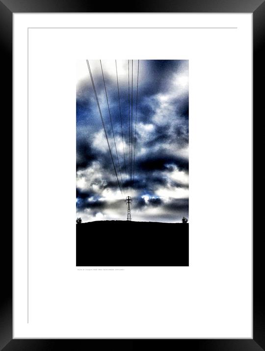 Electric skies (Garelochhead [Scotland]) Framed Mounted Print by Michael Angus