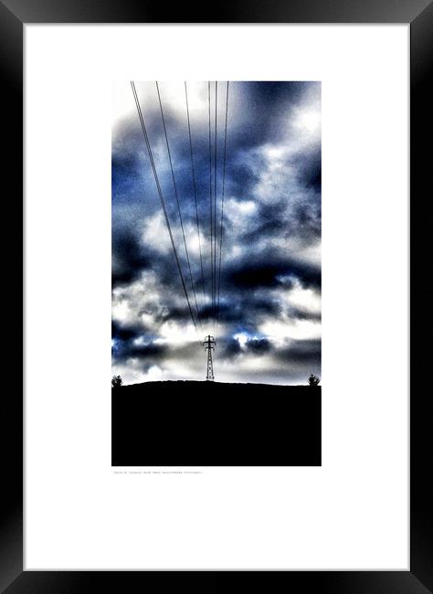 Electric skies (Garelochhead [Scotland]) Framed Print by Michael Angus