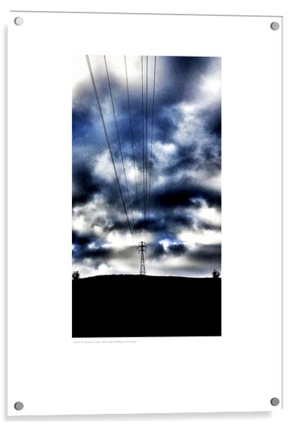 Electric skies (Garelochhead [Scotland]) Acrylic by Michael Angus