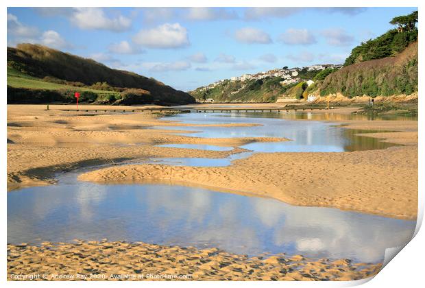 Gannel Estuary Print by Andrew Ray