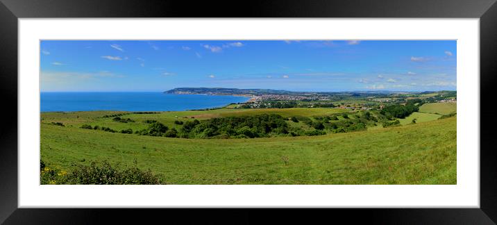 Sandown Bay Isle of Wight Framed Mounted Print by Mick Vogel