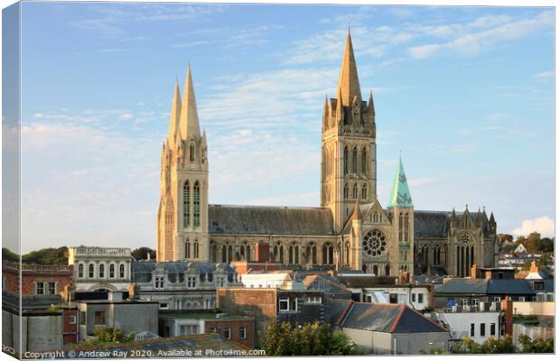 Truro Cathedral Canvas Print by Andrew Ray