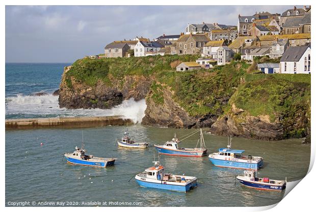 Port Isaac Print by Andrew Ray