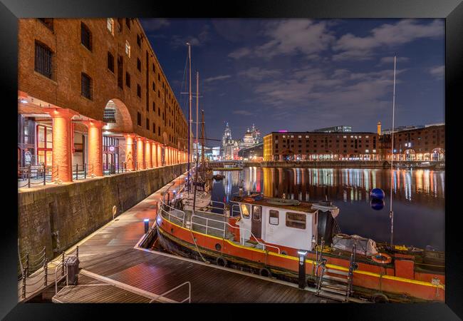 Royal Albert Dock, Liverpool Framed Print by Dave Wood