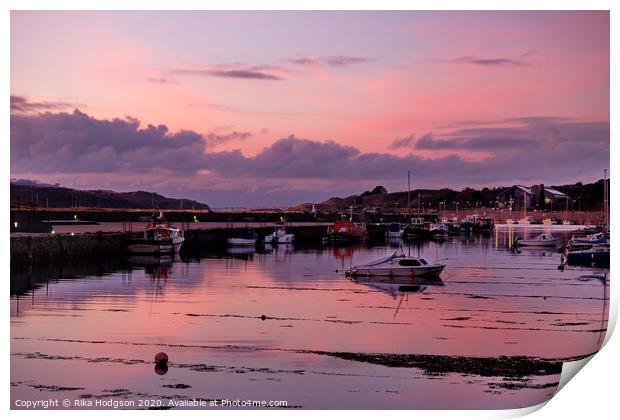 Harbour Sunset, Hayle Print by Rika Hodgson