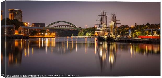 Sunderland Tall Ships Race  Canvas Print by Ray Pritchard