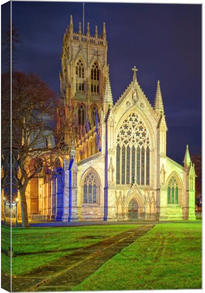 St Georges Church,Doncaster  Canvas Print by Darren Galpin