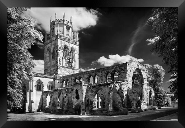All Saints Church, Pontefract   Framed Print by Darren Galpin