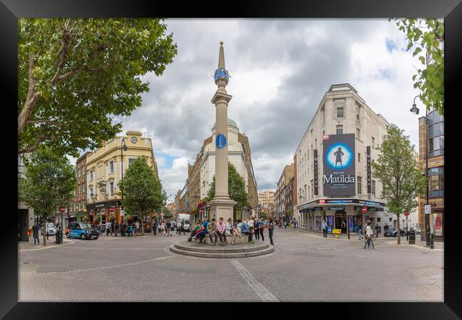 Seven Dials, Covent Garden, London Framed Print by Dave Wood