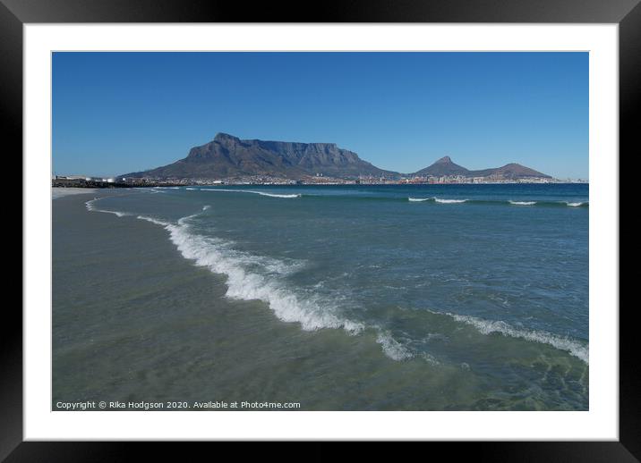 Table Mountain, Cape Town, South Africa Framed Mounted Print by Rika Hodgson