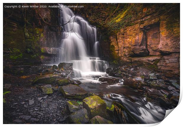 Harmby Falls Print by Kevin Winter
