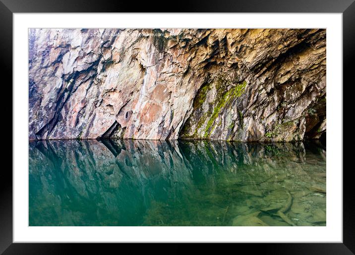 Rydal caves Framed Mounted Print by Kevin Winter