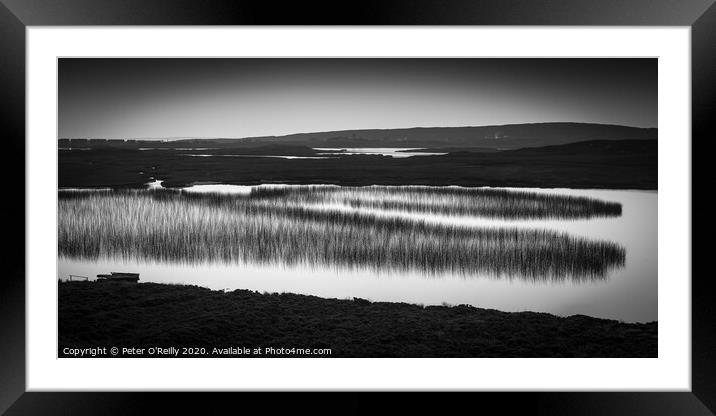 Loch na Maracha, Isle of Harris Framed Mounted Print by Peter O'Reilly