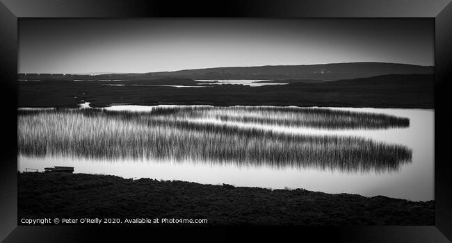 Loch na Maracha, Isle of Harris Framed Print by Peter O'Reilly