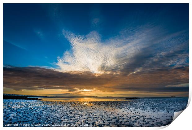 Benbecula Sunset Print by Peter O'Reilly
