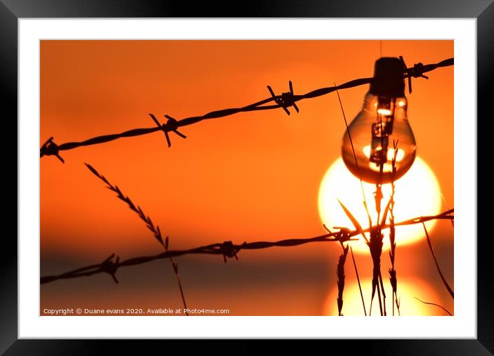 Loughor estuary Framed Mounted Print by Duane evans