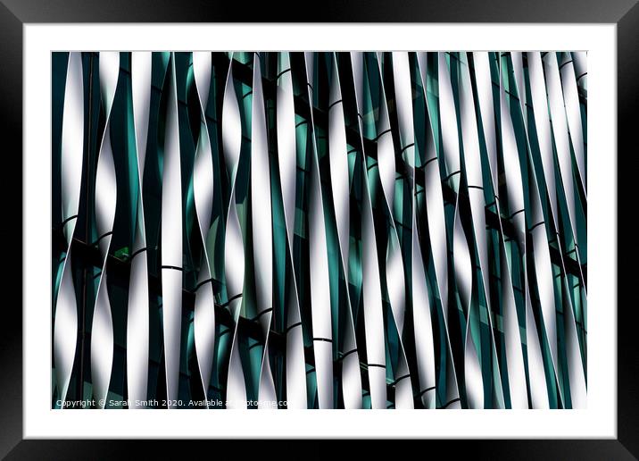 Abstract Building Facade Framed Mounted Print by Sarah Smith