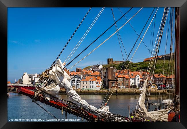 Whitby boats Framed Print by kevin cook